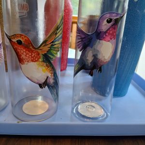 Various Cups Glitter/Humming Birds