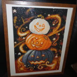 Fall Pumpkin Tower Diamond Dot