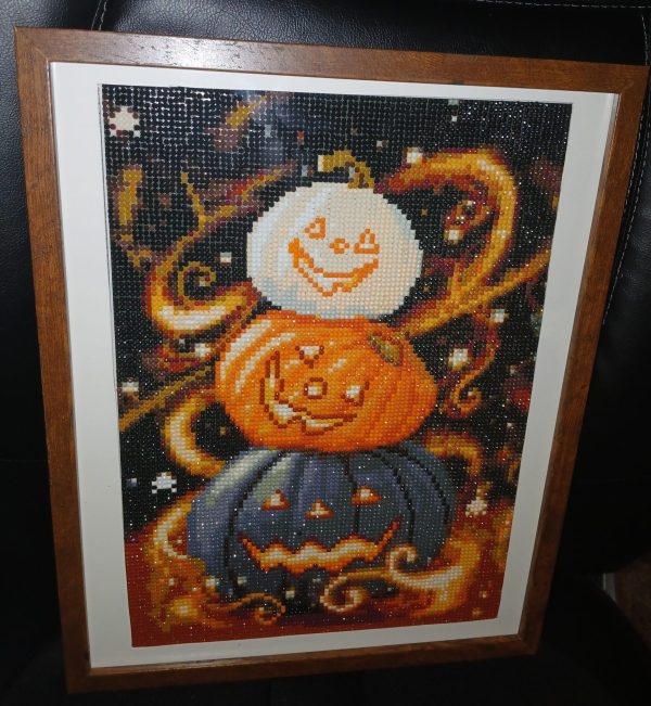 Fall Pumpkin Tower Diamond Dot