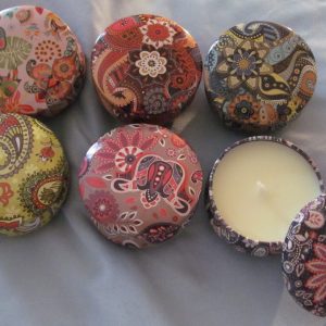 Mini Candles in a Tin
