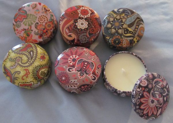 Mini Candles in a Tin